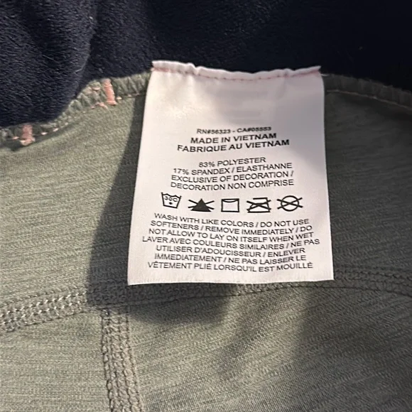 Nike Dri-Fit Pro Full Length Grey and Navy Leggings - Picture 5 of 8